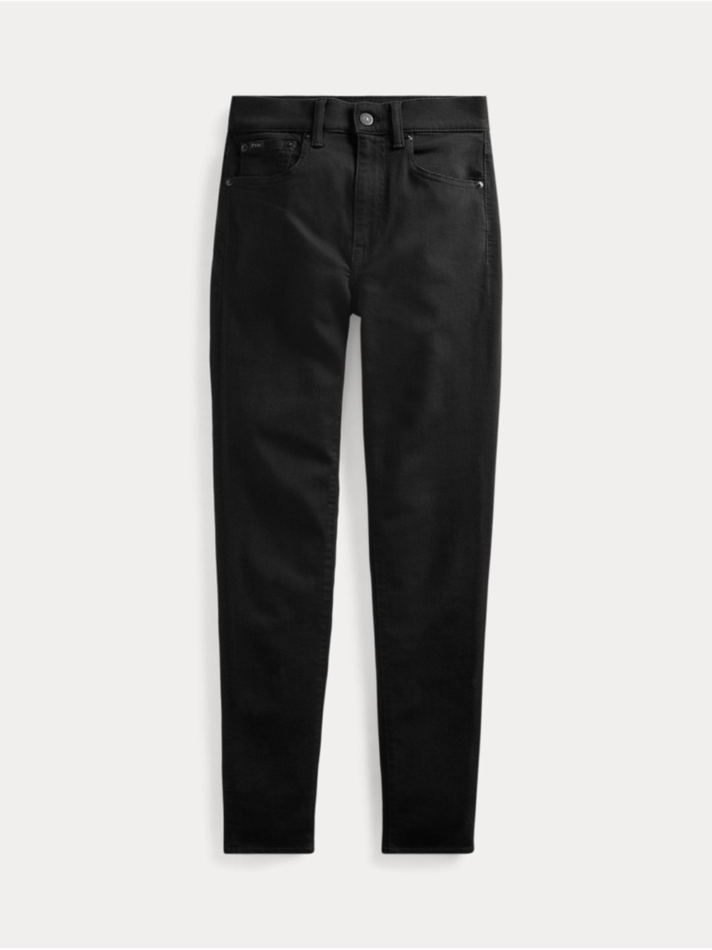 Polo Ralph Lauren Tompkins Skinny High-Rise Black Jeans 29 - Picture 4 of 12